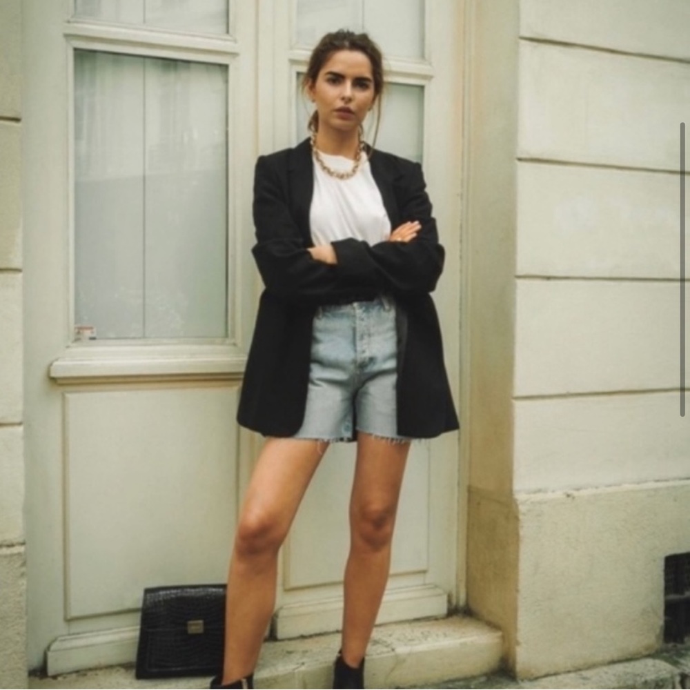 Anine Bing Madeleine Black Blazer